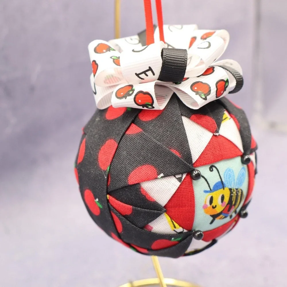 Bee School Teacher Christmas Tree Ornament 3